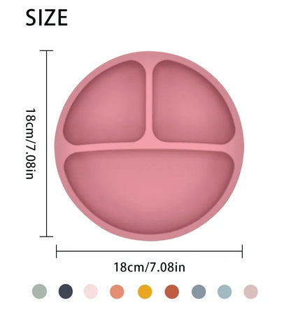 Juego de Cucharas de Alimentación de Silicona para Bebé