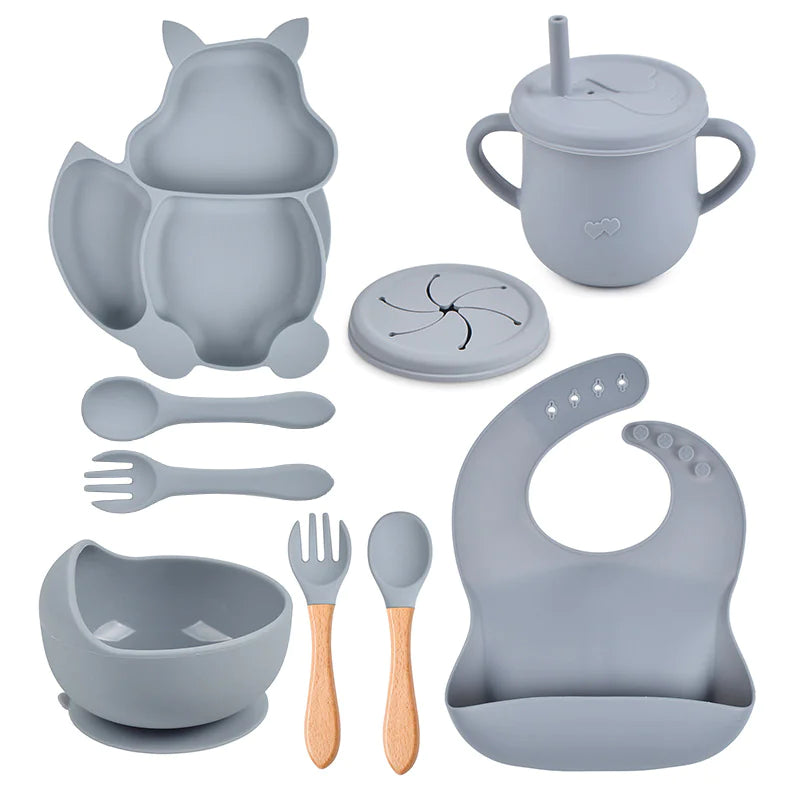 Set de Alimentación de Silicona para Bebé